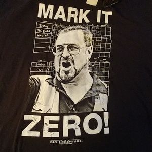 THE BIG LEBOWSKI NOS NWT 2XL SHIRT,movie